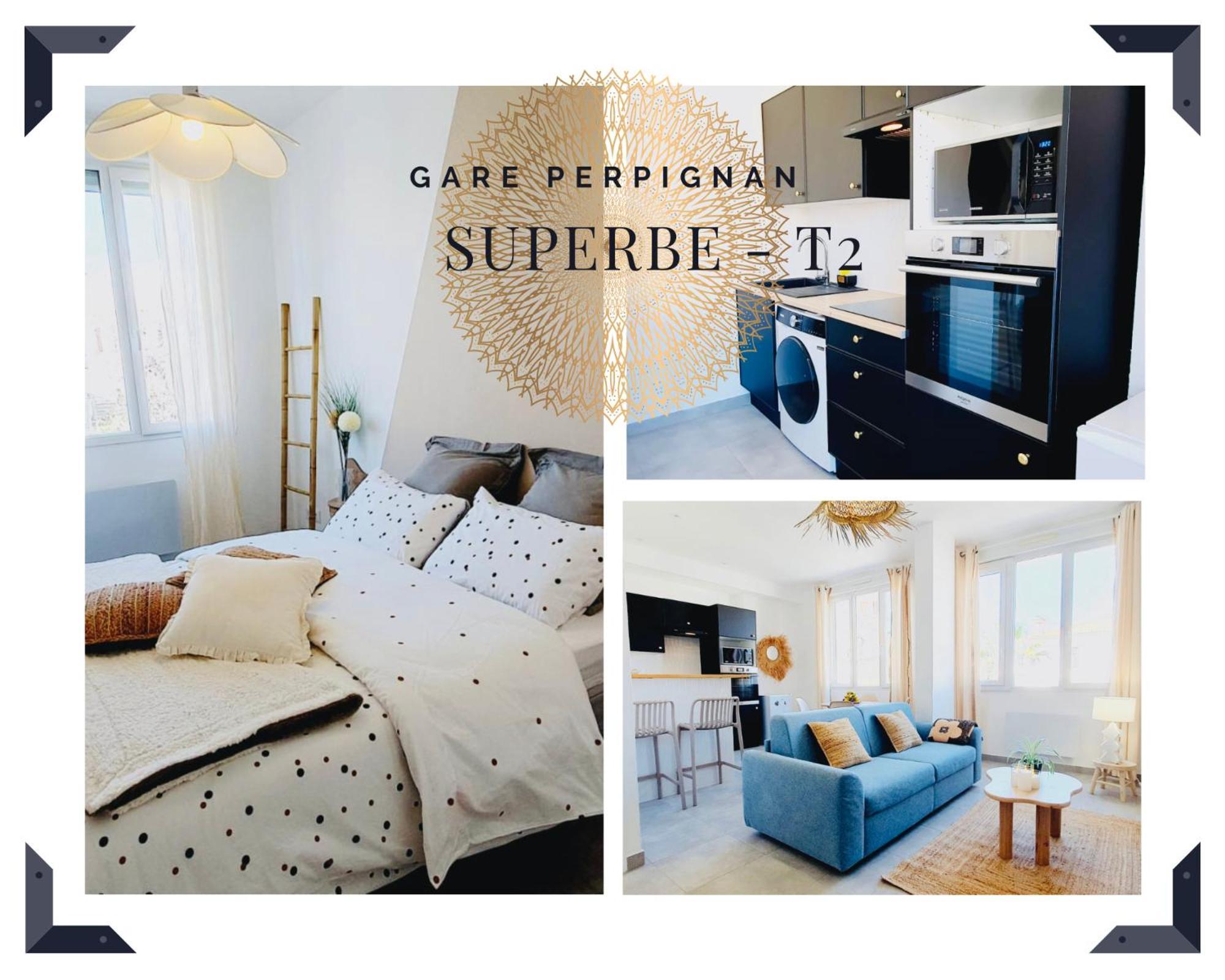 Apartmán Superbe T2 - Proche Gare Perpignan Exteriér fotografie